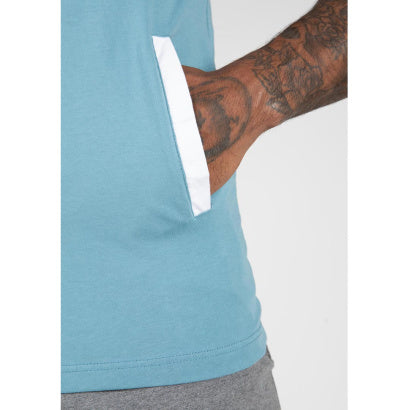 Gorilla Wear Oswego S/L Hooded T-Shirt, Blue