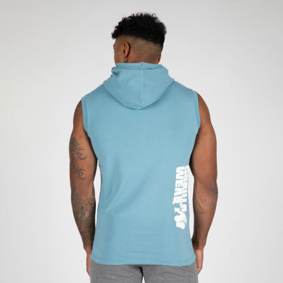 Gorilla Wear Oswego S/L Hooded T-Shirt, Blue