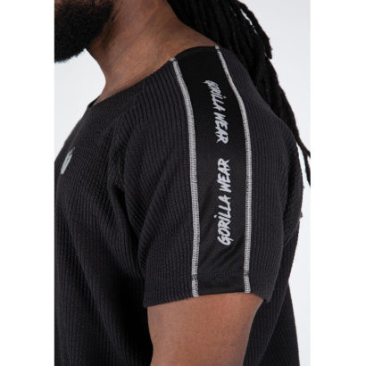 Gorilla Wear Buffalo Old School Workout Top, Black/Grey