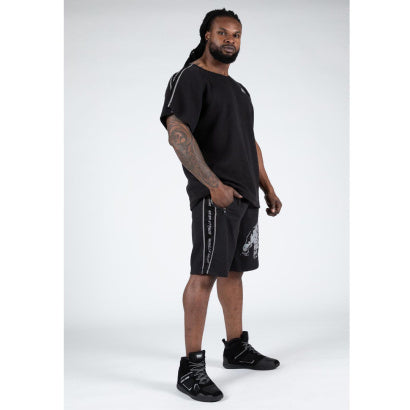 Gorilla Wear Buffalo Old School Workout Top, Black/Grey