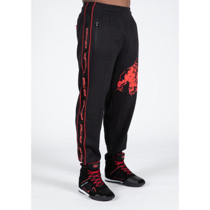Gorilla Wear Buffalo Old School Workout Pants Black/Red