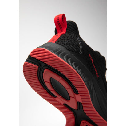 Gorilla Wear Milton Training Shoes, Black/Red