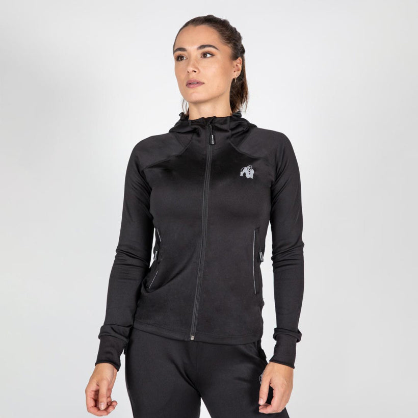 Gorilla Wear Halsey Track Jacket, Black