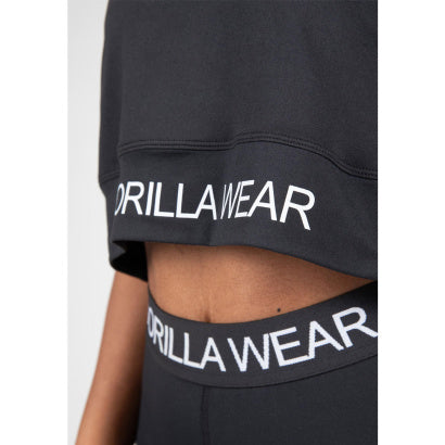 Gorilla Wear Colby Cropped Tank Top, Black