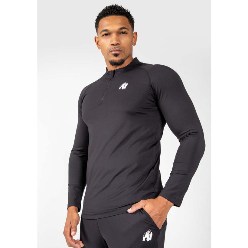 Gorilla Wear Hamilton Hybrid Long Sleeve, Black