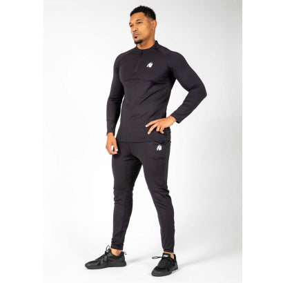 Gorilla Wear Hamilton Hybrid Long Sleeve, Black