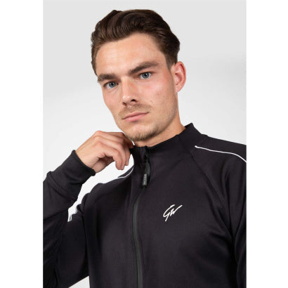 Gorilla Wear Wenden Track Jacket, Black/White