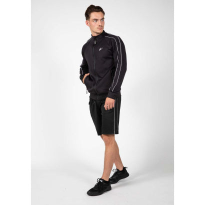 Gorilla Wear Wenden Track Jacket, Black/White