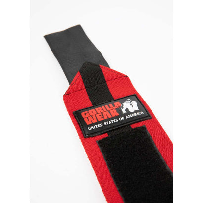 Gorilla Wear Wrist Wraps Ultra, Black/Red