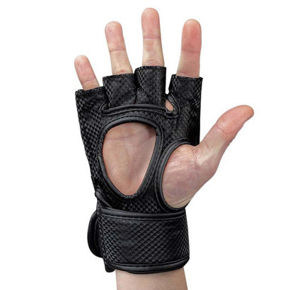 Gorilla Wear Berea MMA Gloves (without thumb), Black/White