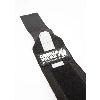 Gorilla Wear Wrist Wraps Ultra, Black/White