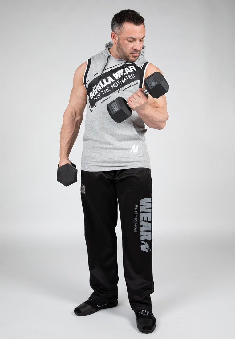 Gorilla Wear Loretto Hooded Tank Top, Grey Melange