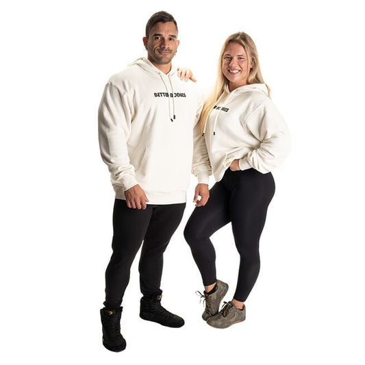Better Bodies Logo Hoodie V2, White