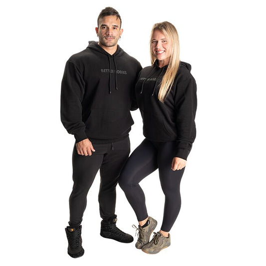 Better Bodies Logo Hoodie V2, Black