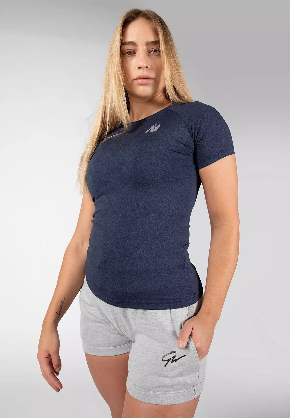 Gorilla Wear Aspen T-Shirt, Navy Blue