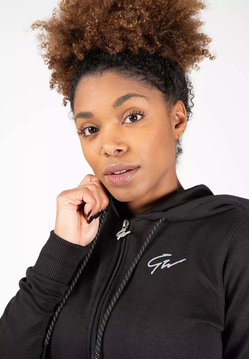 Gorilla Wear Pixley Zipped Hoodie, Black