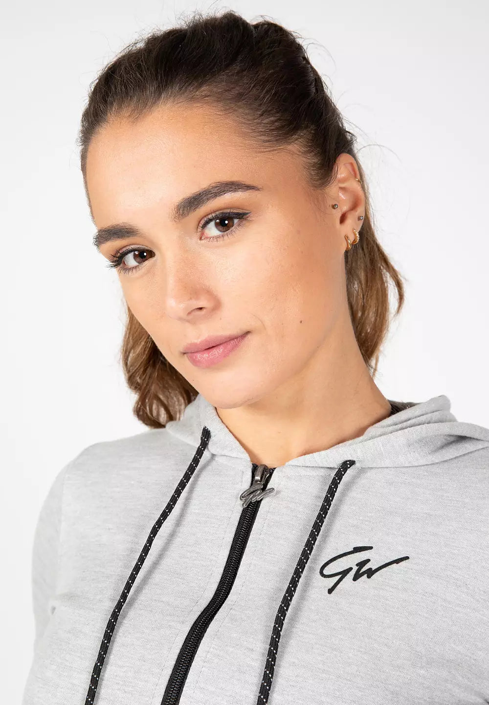 Gorilla Wear Pixley Zipped Hoodie, Grey