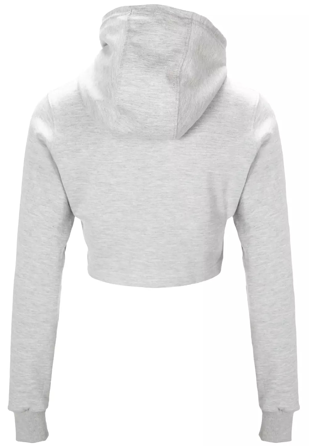 Gorilla Wear Pixley Crop Top Hoodie, Grey