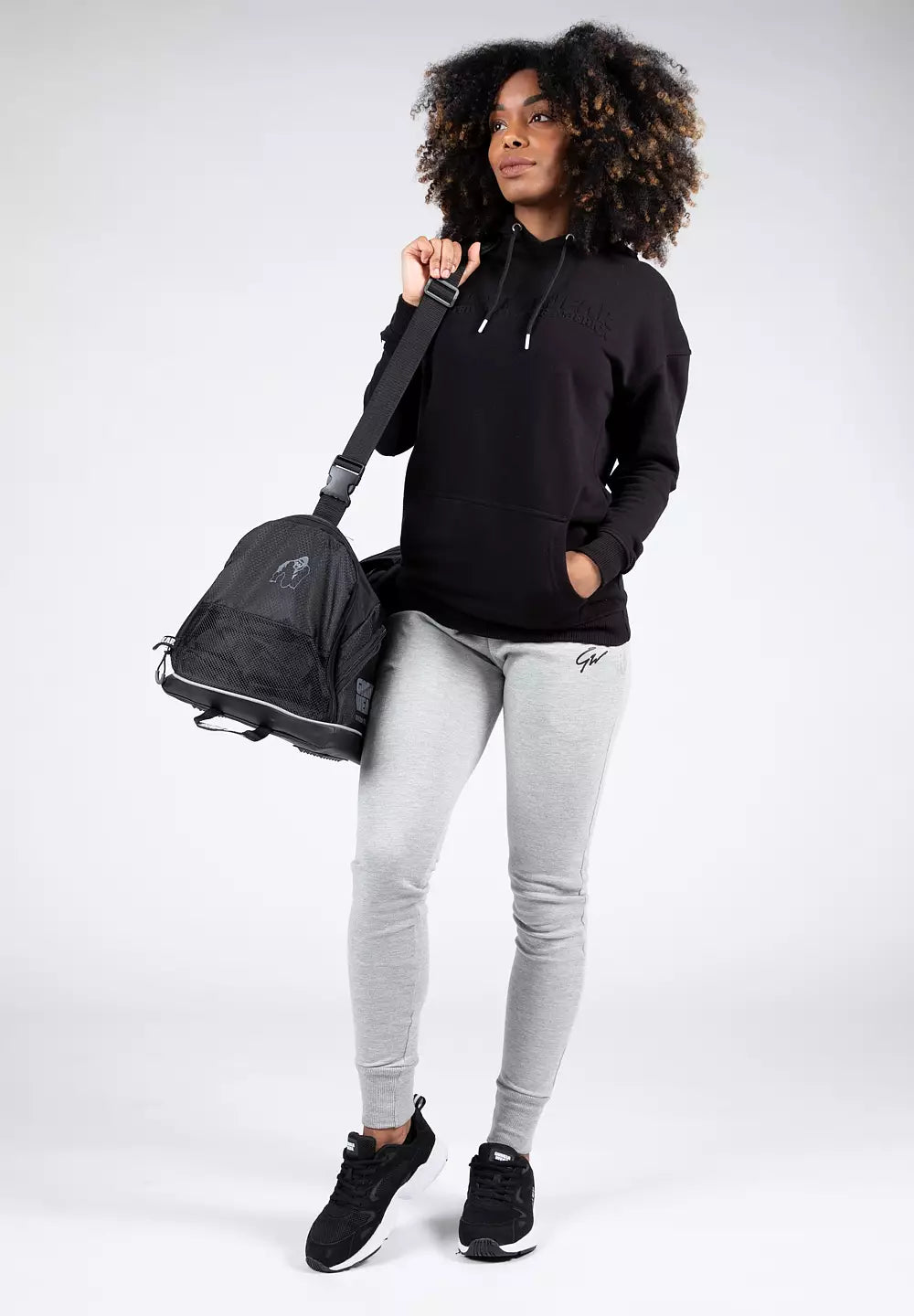 Gorilla Wear Crowley Oversized Women's Hoodie, Black