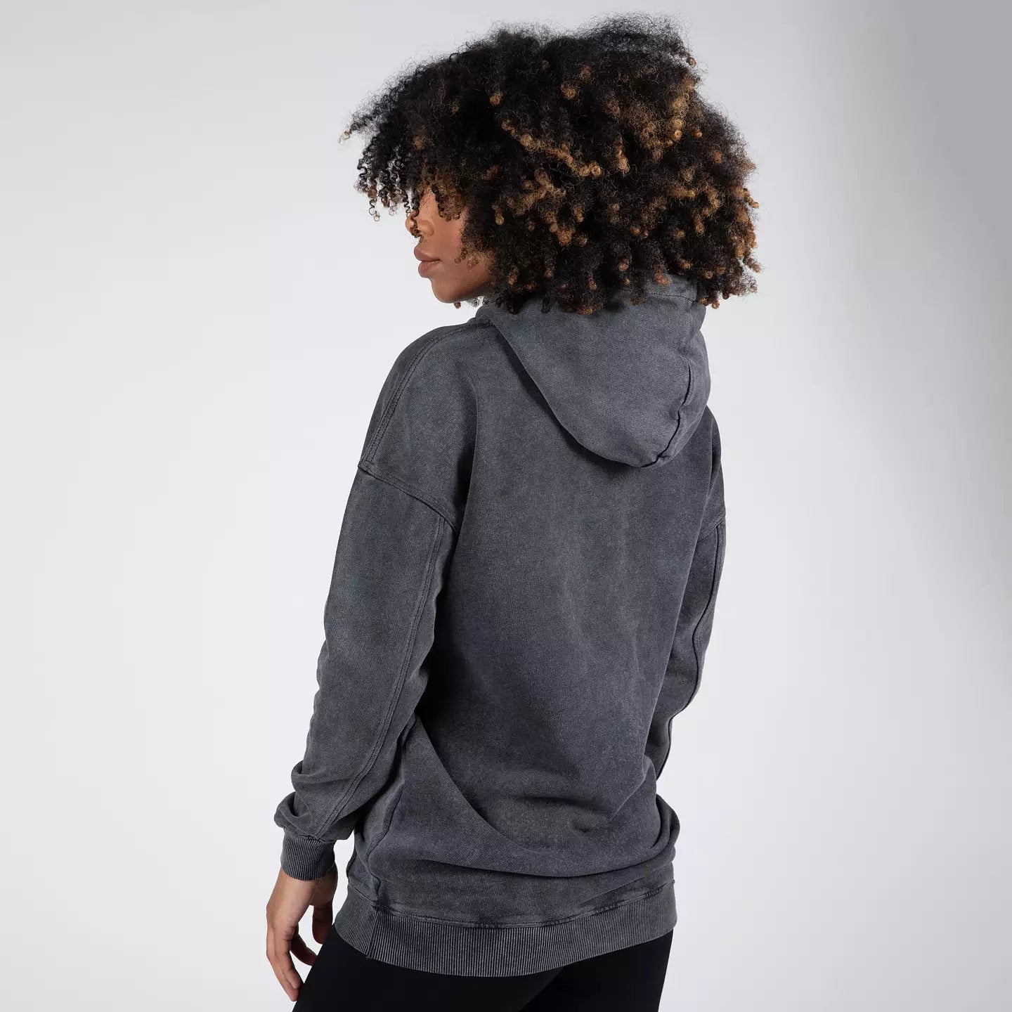Gorilla Wear Crowley Oversized Women's Hoodie, Washed Grey