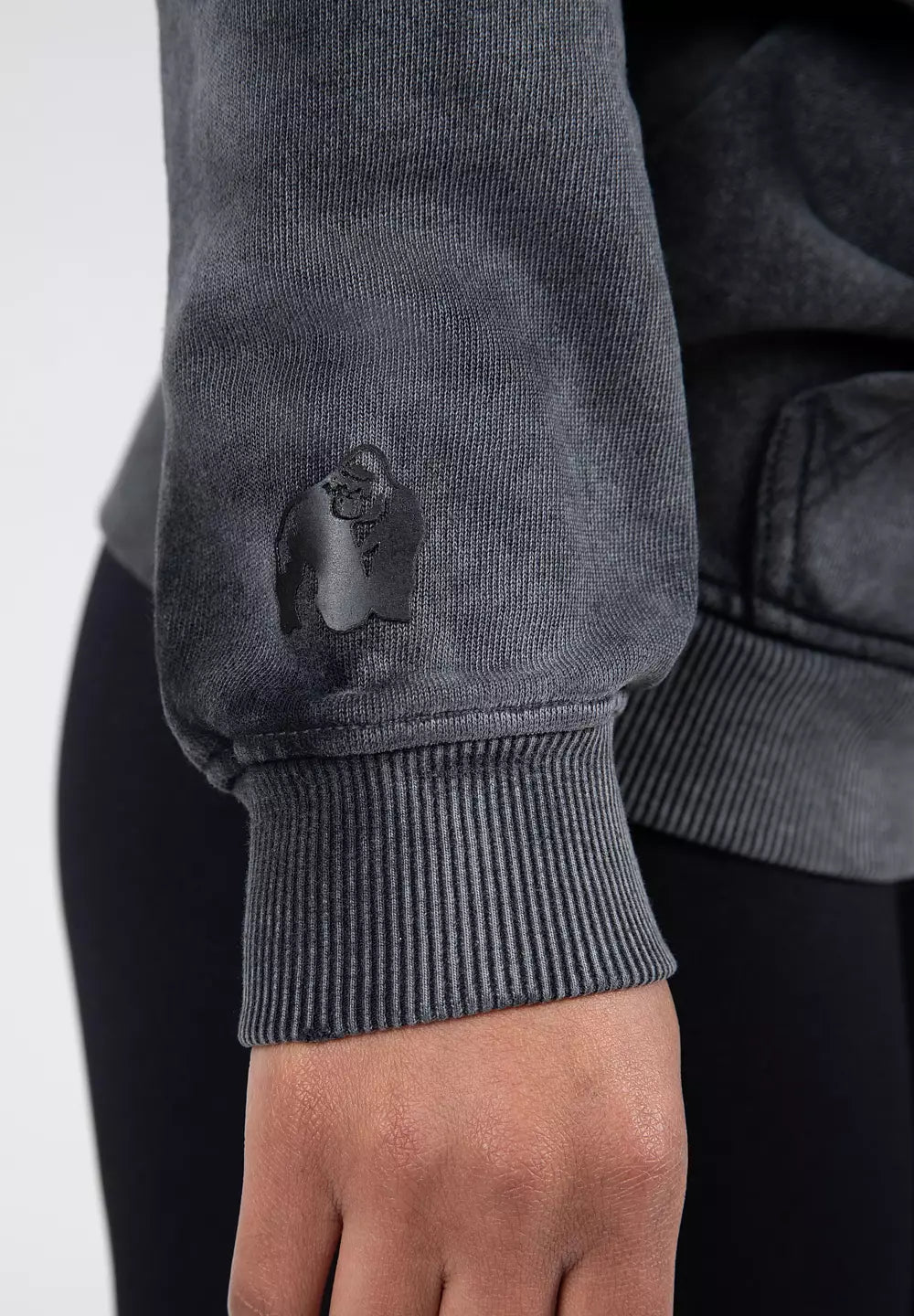 Gorilla Wear Crowley Oversized Women's Hoodie, Washed Grey