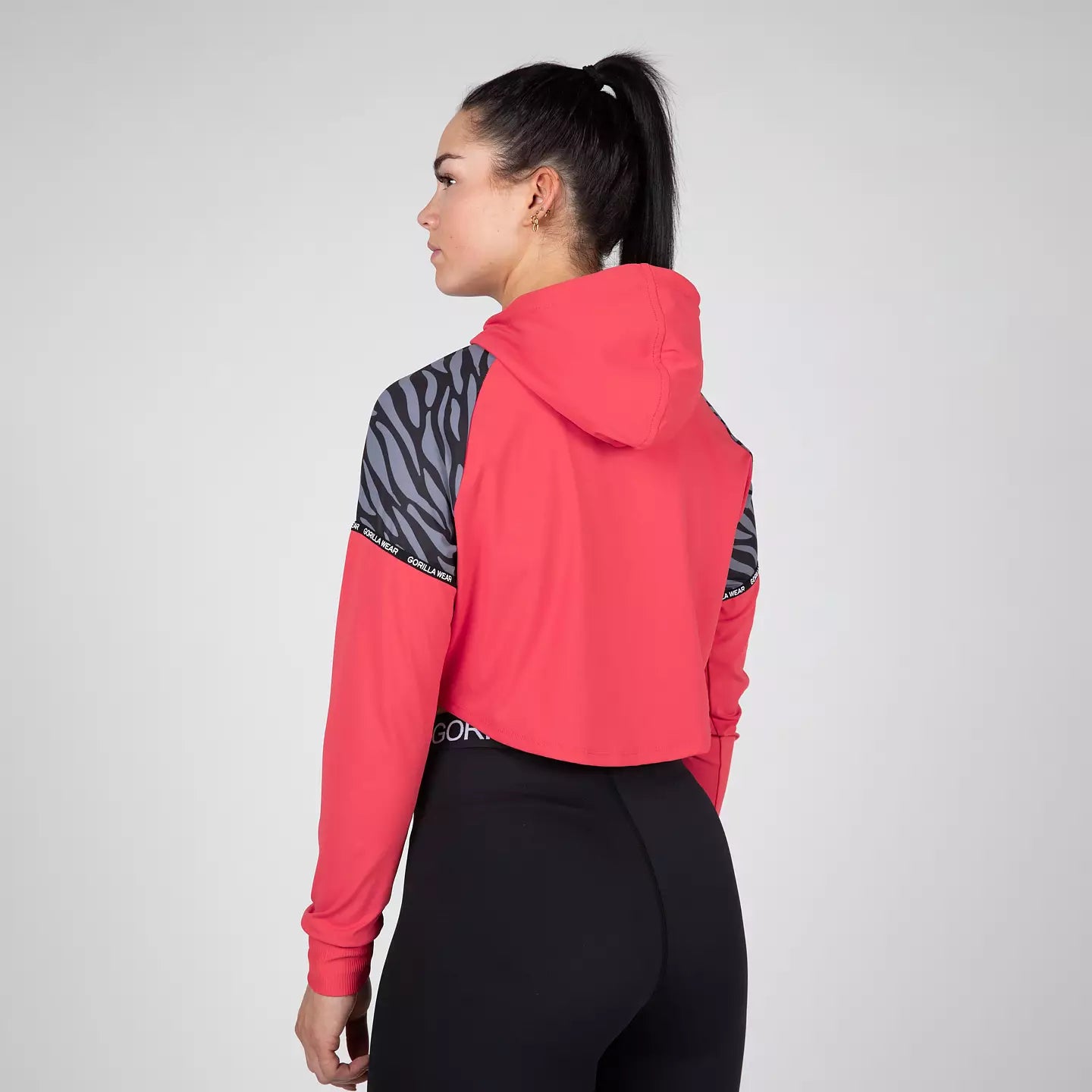 Gorilla Wear Zion Cropped Hoodie, Red