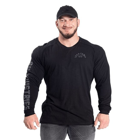GASP Throwback LS Tee, Black