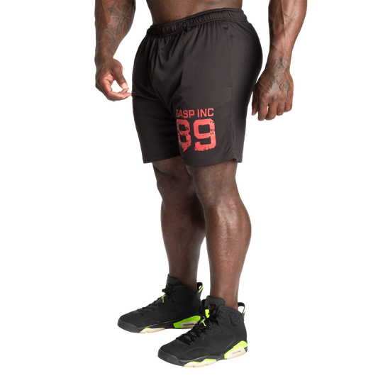 GASP 89 Dynamic Shorts, Black/Red