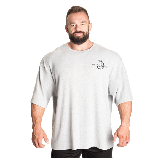 Utsåld! Better Bodies Muscle Iron Thermal Tee, Grey Melange