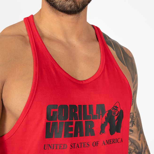 Gorilla Wear Classic Tank Top, Red