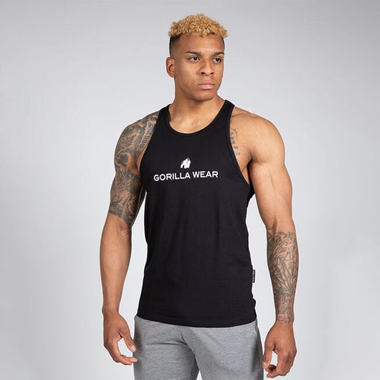 Gorilla Wear Carter Stretch Tank Top, Black