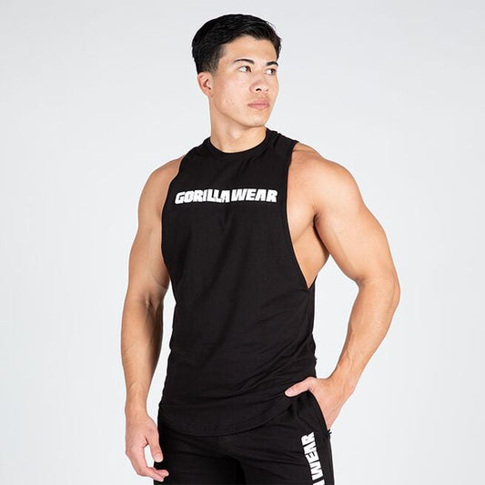Gorilla Wear Milo Drop Armhole Tank Top, Black