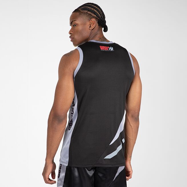 Gorilla Wear Hornell Tank Top, Black/Grey