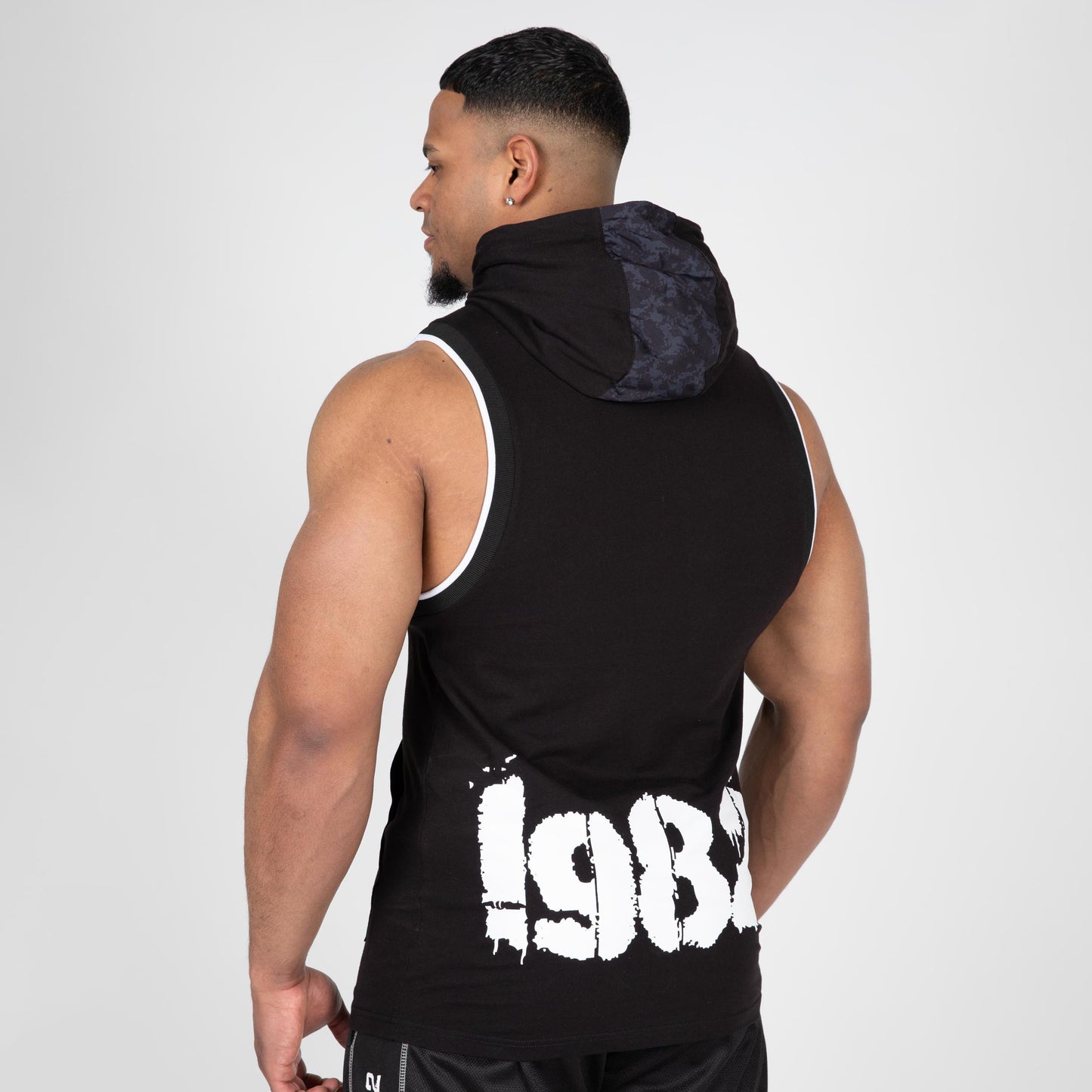 Gorilla Wear Loretto Hooded Tank Top, Black