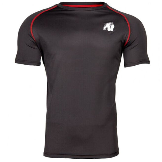Gorilla Wear Performance T-Shirt, Black/Red