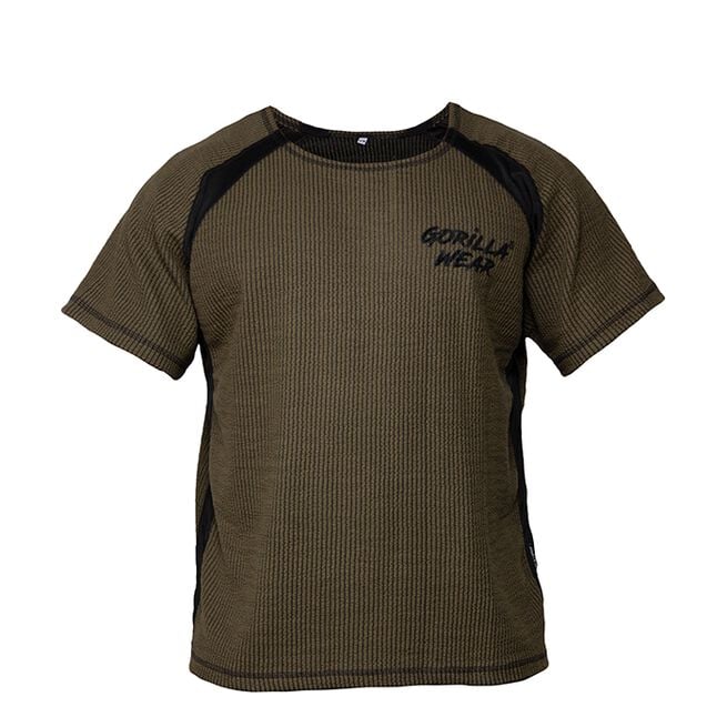 Gorilla Wear Augustine Old School Work Out Top, Army Green