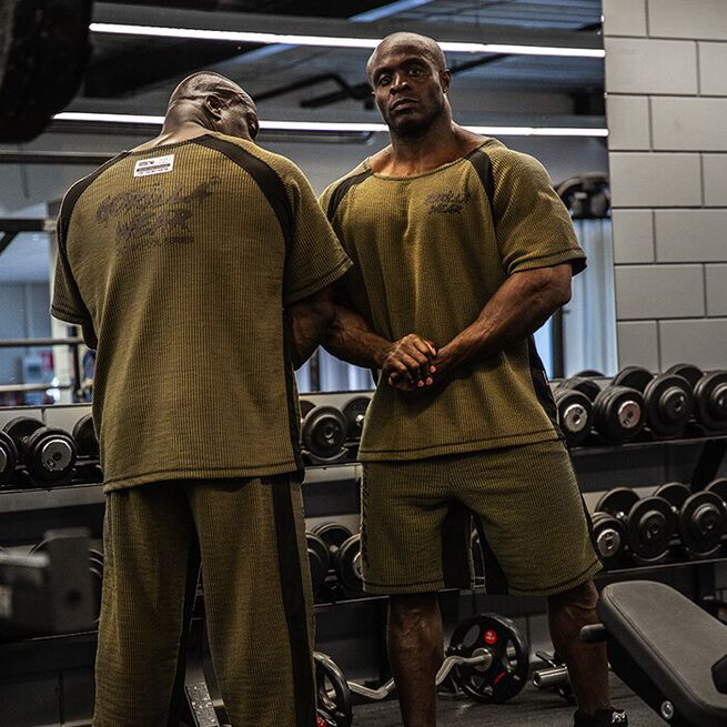 Gorilla Wear Augustine Old School Work Out Top, Army Green