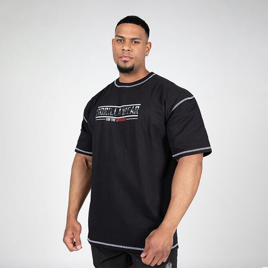 Gorilla Wear Saginaw Oversized T-Shirt, Black