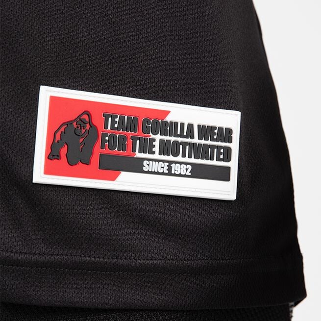 Gorilla Wear Trenton Football Jersey, Black/Red