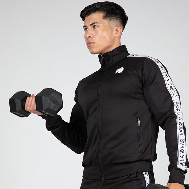 Gorilla Wear Delaware Track Jacket, Black
