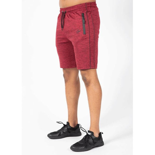 iNTE INNE! Gorilla Wear Wenden Track Shorts, Vinröd