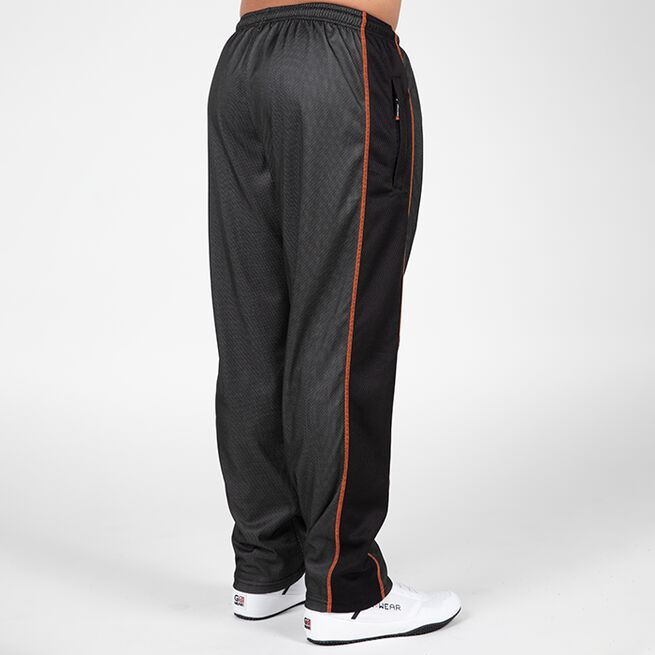 Gorilla Wear Wallace Mesh Pants, Grey/Orange
