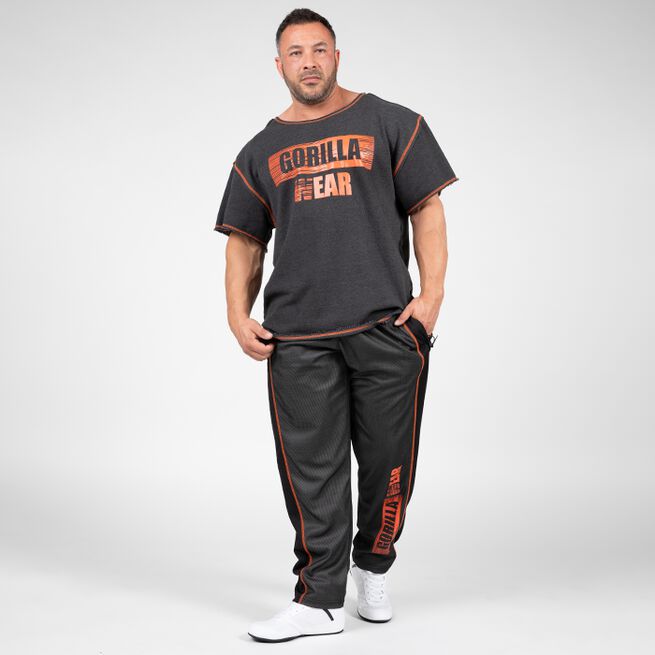 Gorilla Wear Wallace Mesh Pants, Grey/Orange
