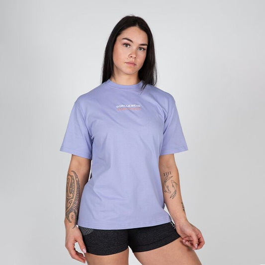 Gorilla Wear Medina Oversized T-Shirt, Lilac