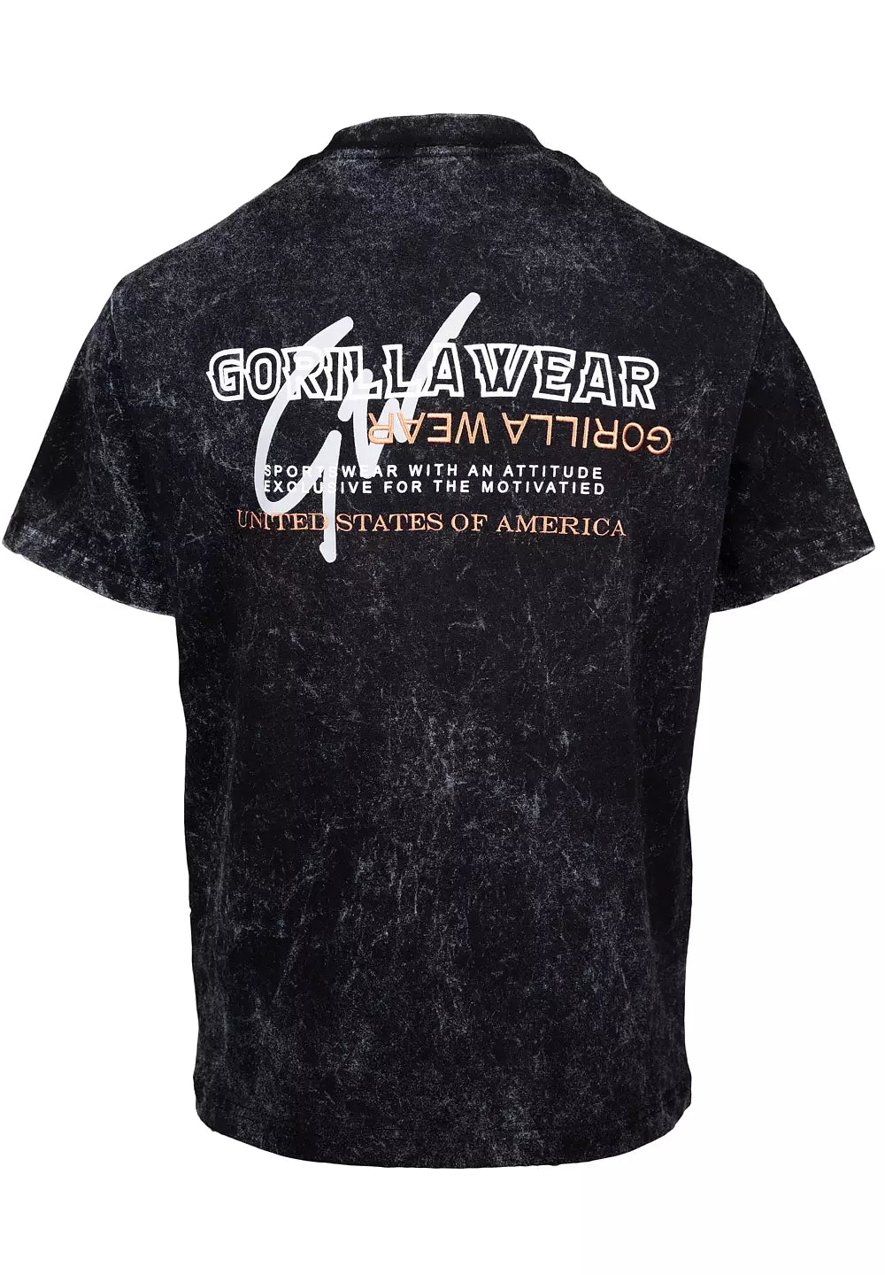 Gorilla Wear Medina Oversized T-Shirt, Washed Black
