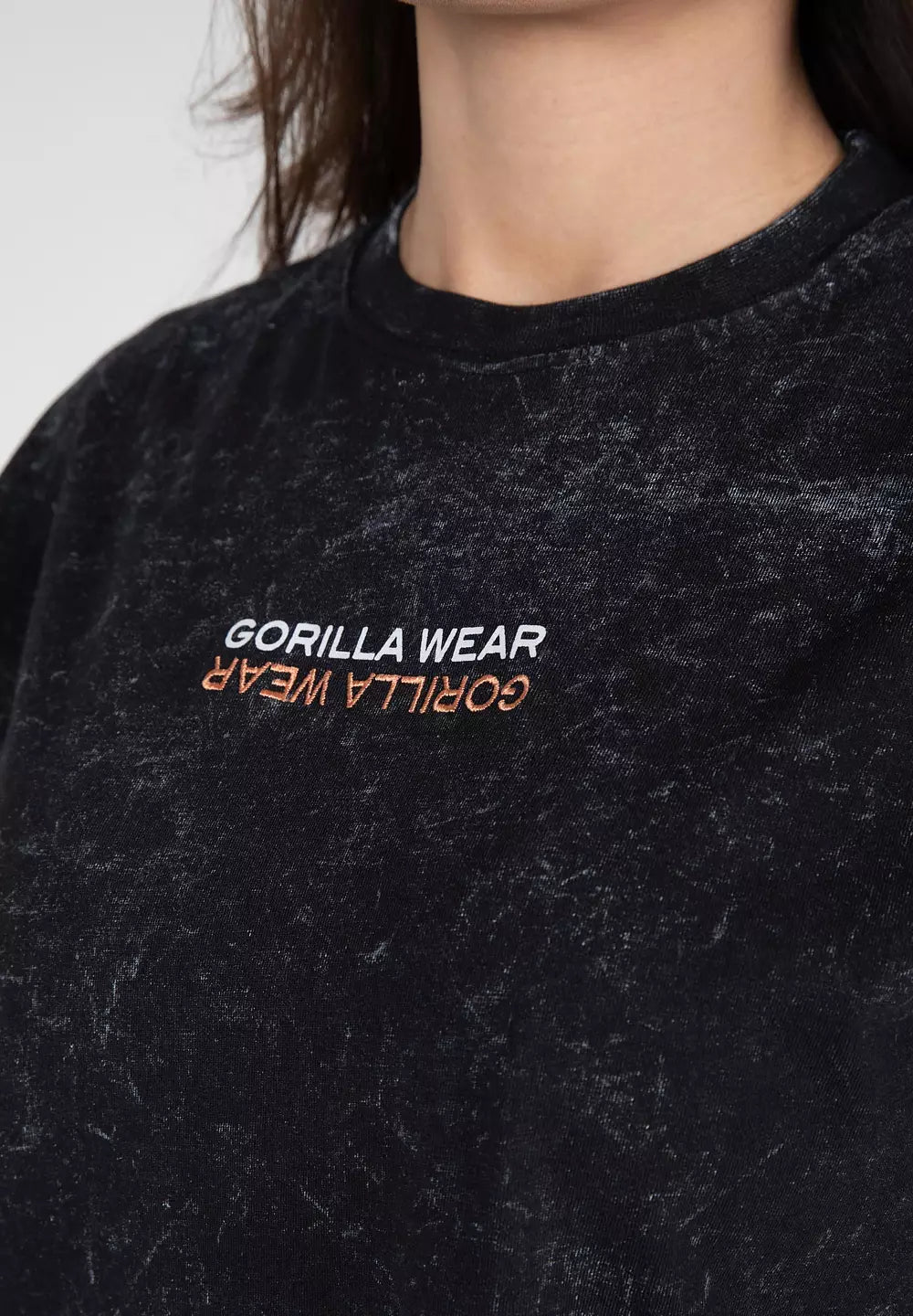 Gorilla Wear Medina Oversized T-Shirt, Washed Black