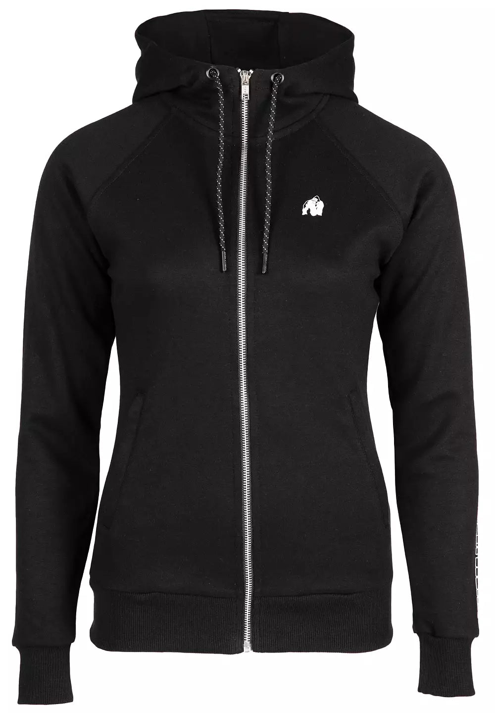 Gorilla Wear Marion Zipped Hoodie, Black