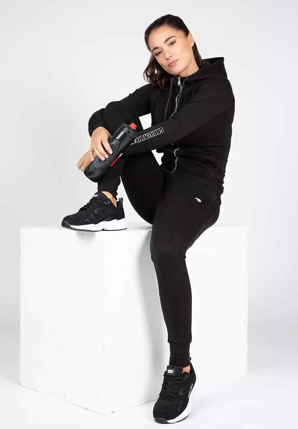 Gorilla Wear Marion Zipped Hoodie, Black