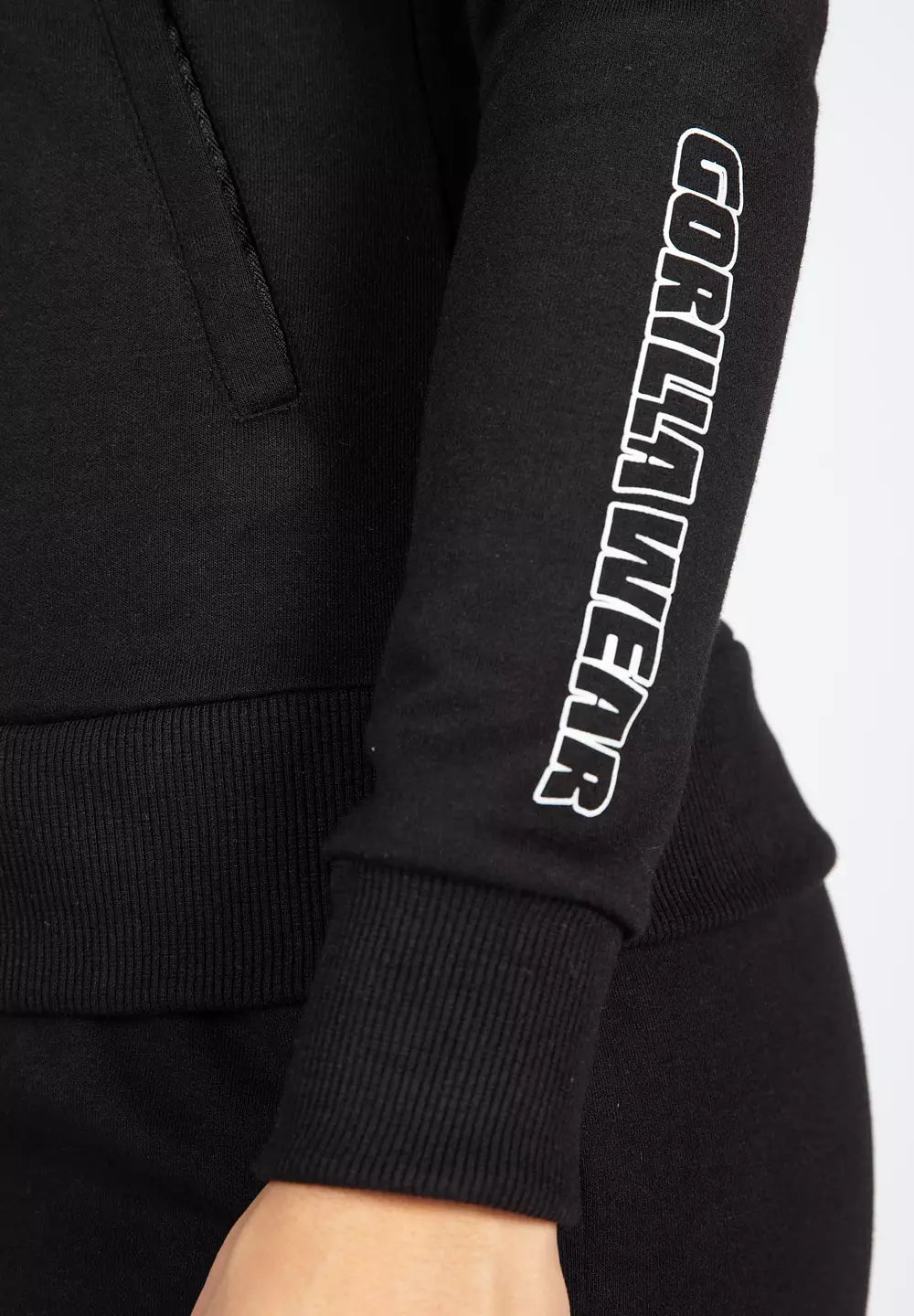 Gorilla Wear Marion Zipped Hoodie, Black