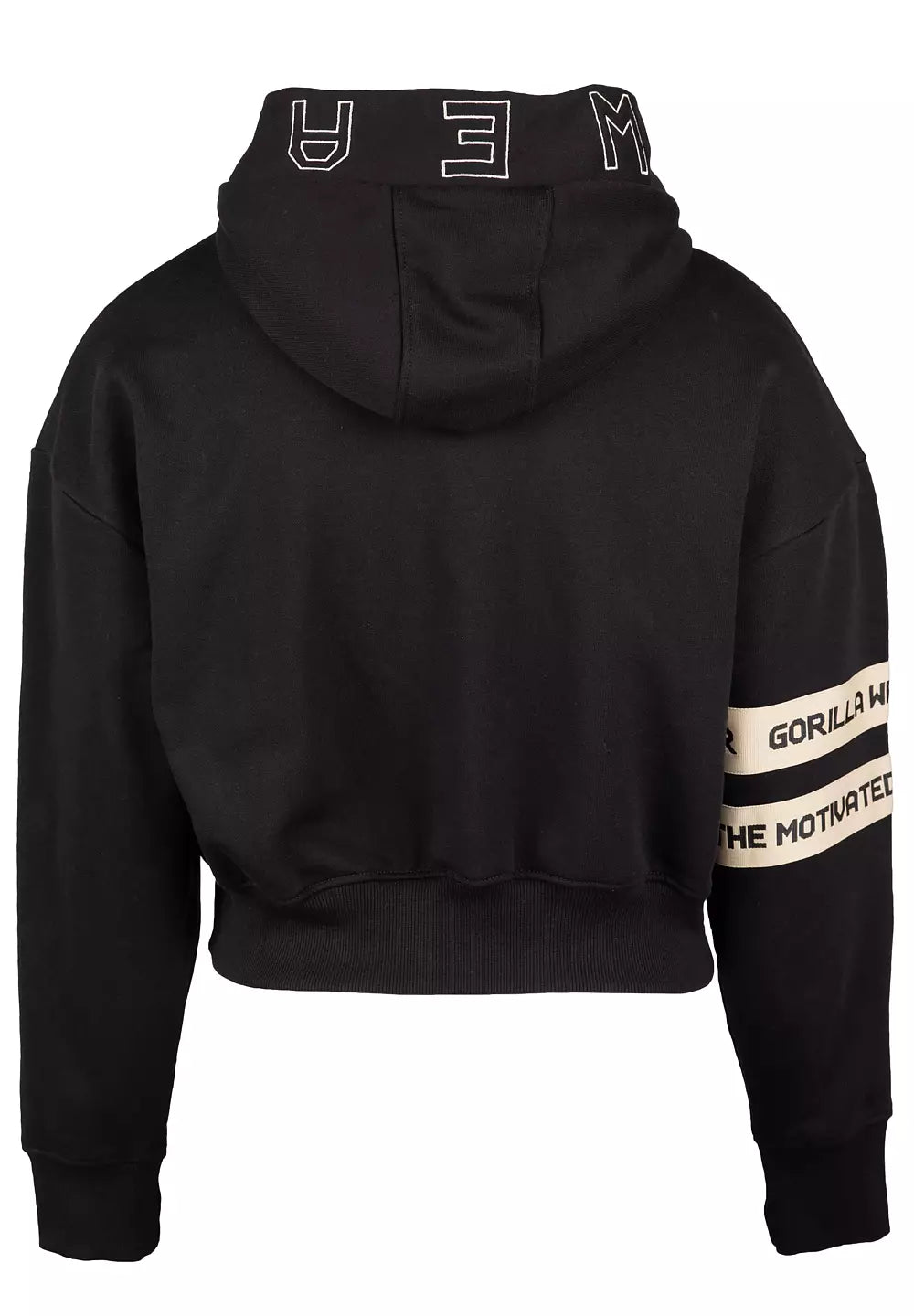Gorilla Wear Tracey Cropped Hoodie, Black